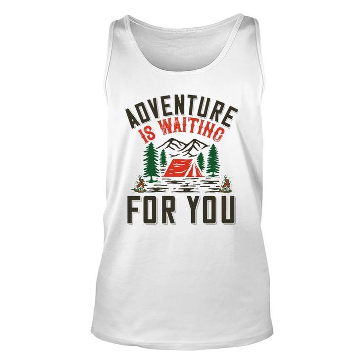 Travel Lover Says Adventure Is Waiting For You To Explore Unisex Tank Top