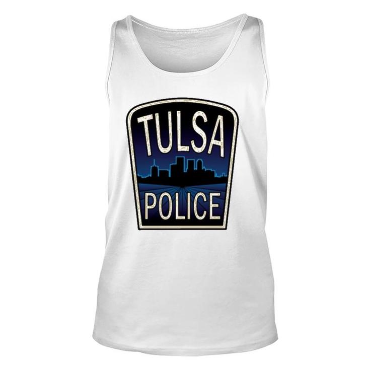 Tulsa Police Department Skyline Gift Unisex Tank Top