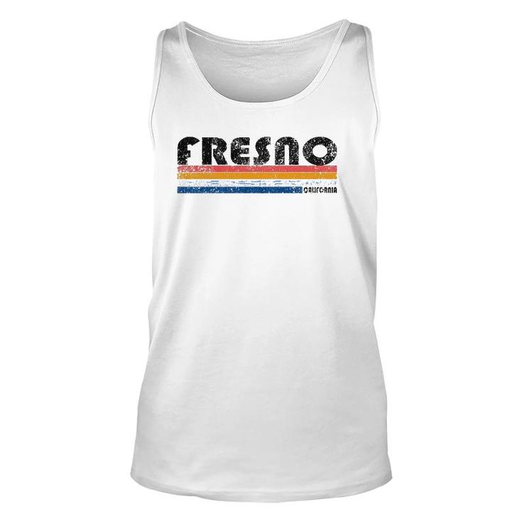 Vintage 1980S Style Fresno California Unisex Tank Top