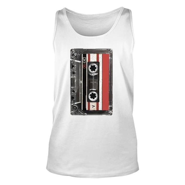 Vintage Mixtape Retro Oldschool Tape Cassette Unisex Tank Top
