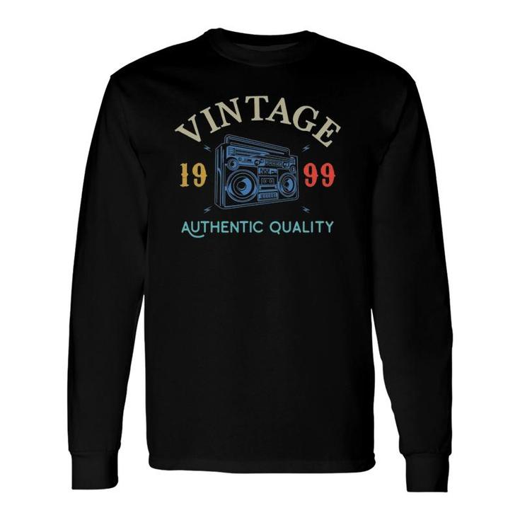 22 Years Old 1999 Vintage 22Nd Birthday Anniversary Long Sleeve T-Shirt