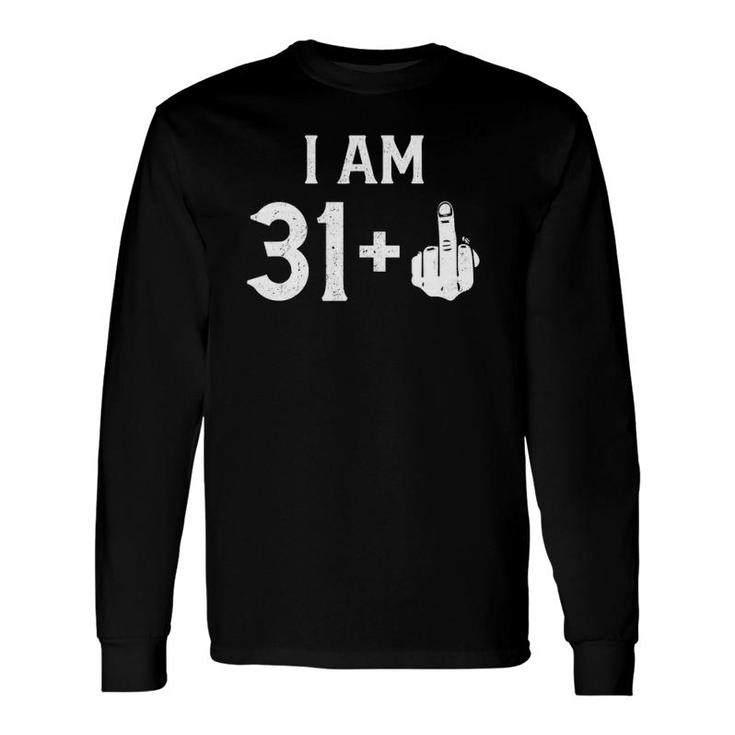 32 Years Old Its My 32Nd Birthday Retro Vintage 1970S Style Long Sleeve T-Shirt
