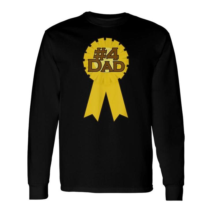 4 Dad Novelty Joke Long Sleeve T-Shirt
