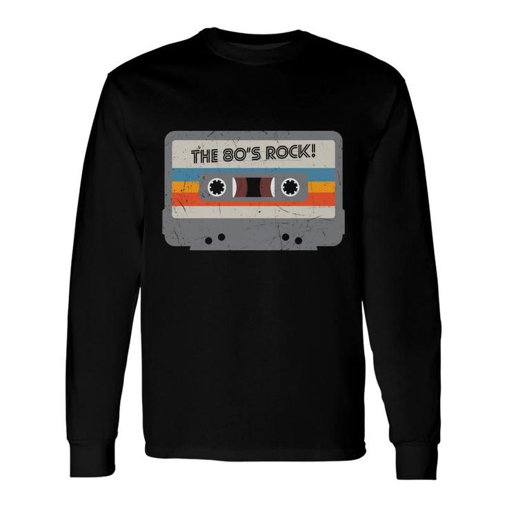 80S Styles The 80S Rock Radio Great Graphic Long Sleeve T-Shirt