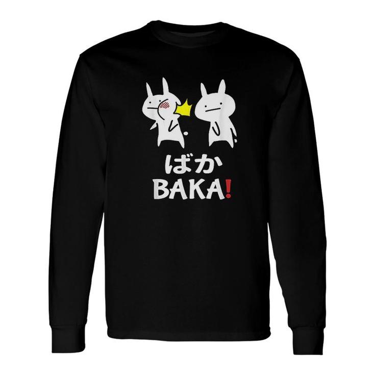 Anime Japanese Baka Rabbit Slap Long Sleeve T-Shirt