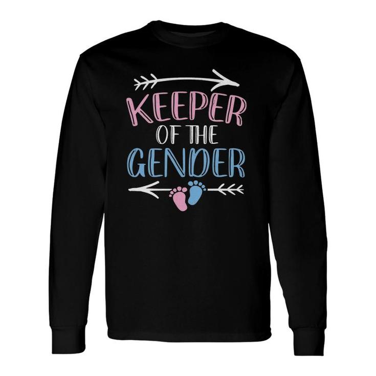 Announcement Keeper Of Gender Reveal Party Idea Baby Long Sleeve T-Shirt T-Shirt