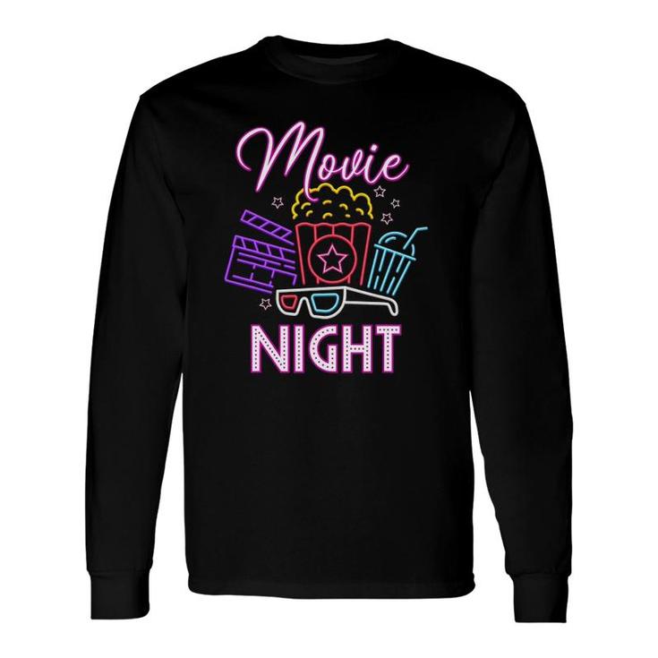 Awesome Movie Party Movie Birthday Movie Night Long Sleeve T-Shirt