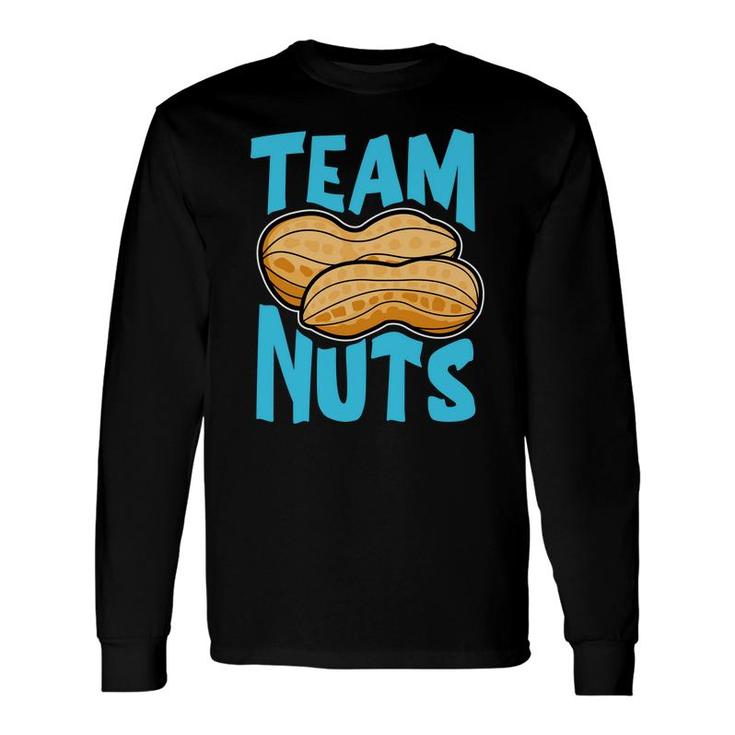 Baby Gender Reveal Party Gender Reveal Team Nuts Boy Baby Long Sleeve T-Shirt
