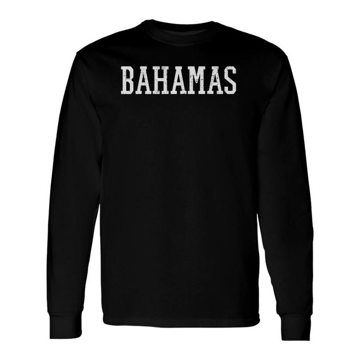Bahamas Bahamian Country Travel Souvenir Long Sleeve T-Shirt T-Shirt