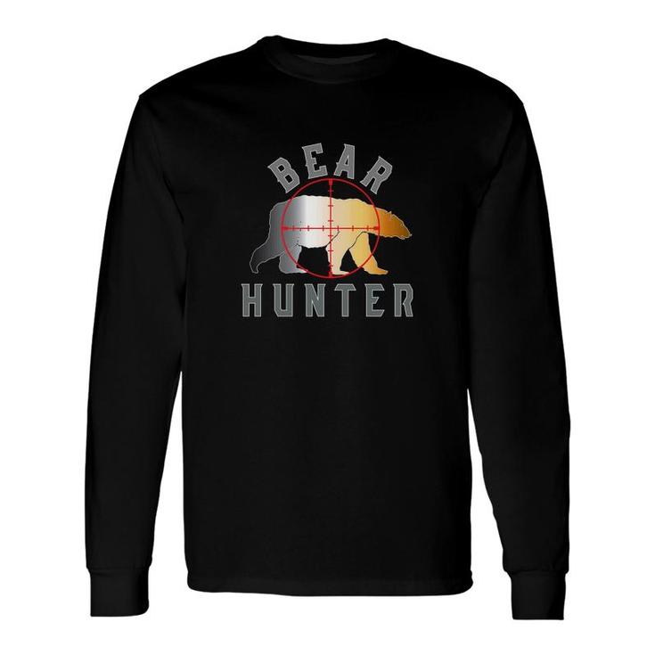Bear Hunter Gay Bear For Men Long Sleeve T-Shirt