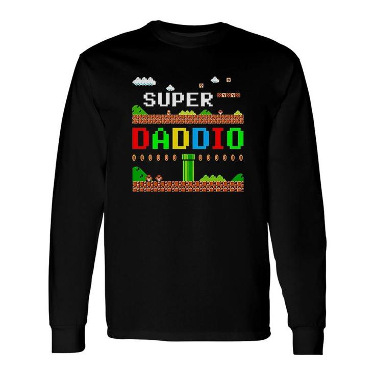 Beekai Super Daddio Gaming Dad Long Sleeve T-Shirt