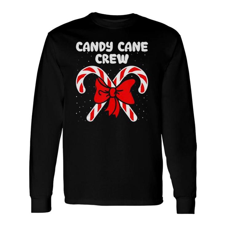 Candy Cane Crew Christmas Sweets Matching Costume Long Sleeve T-Shirt