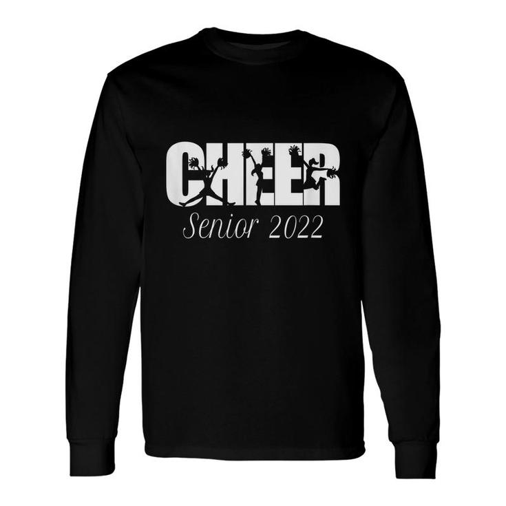 Cheer Senior 2022 Spirit Cheerleader Cheerleading Long Sleeve T-Shirt