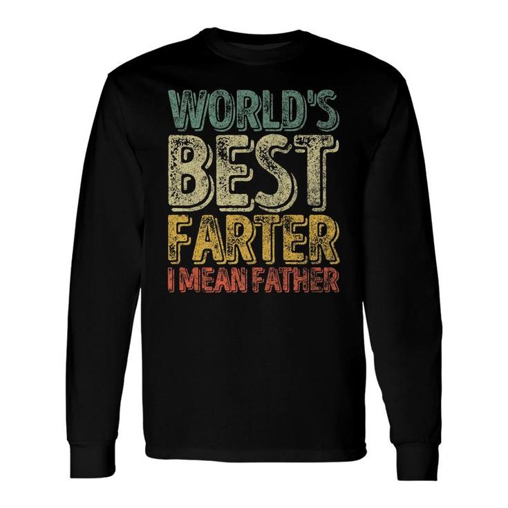 Christmas Worlds Best Farter I Mean Father Long Sleeve T-Shirt
