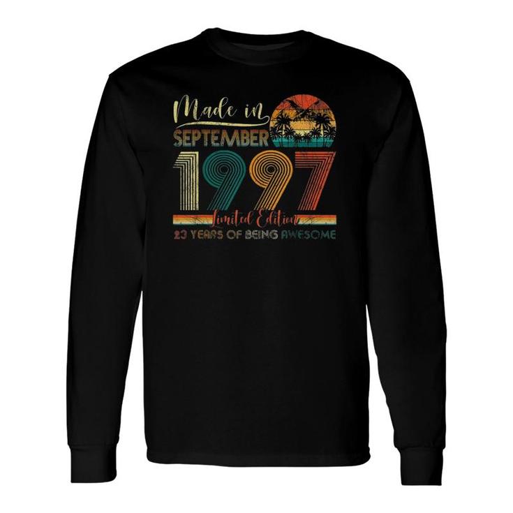 Classic September 1997 23Rd Birthday 23 Years Old Long Sleeve T-Shirt