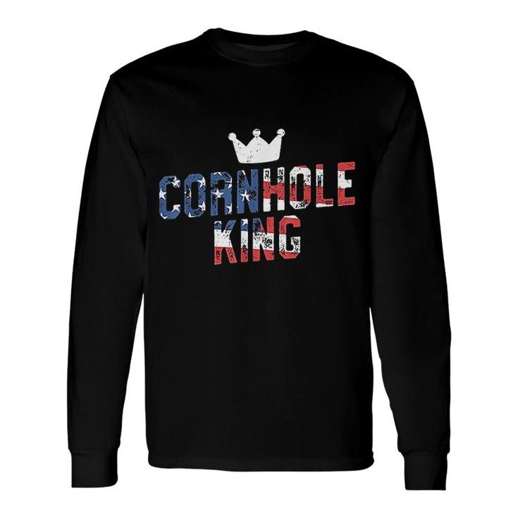 Cornhole King Long Sleeve T-Shirt