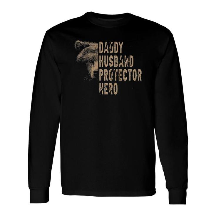 Daddy Husband Protector Hero Stay Cool Dad Papa Bear Dad Fun Long 