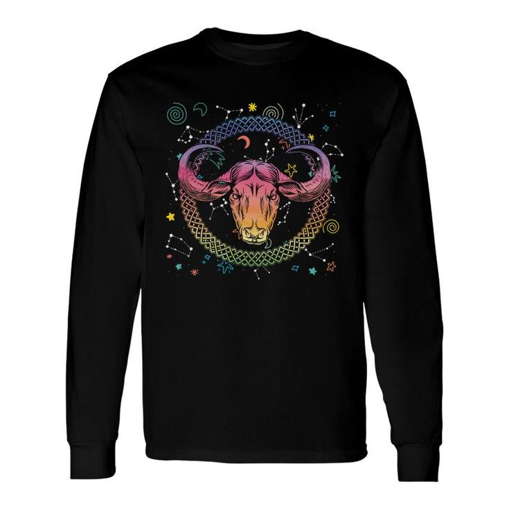Earth Sign Astrology Horoscope Zodiac Sign Taurus Long Sleeve T-Shirt