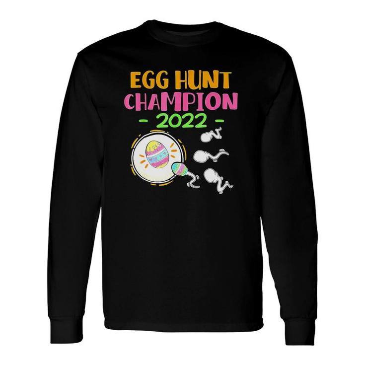 Egg Hunt Champion 2022 Easter Pregnancy Announcement Long Sleeve T-Shirt T-Shirt