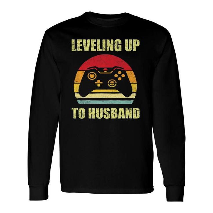 Engagementfor Groom Video Game Lovers Long Sleeve T-Shirt