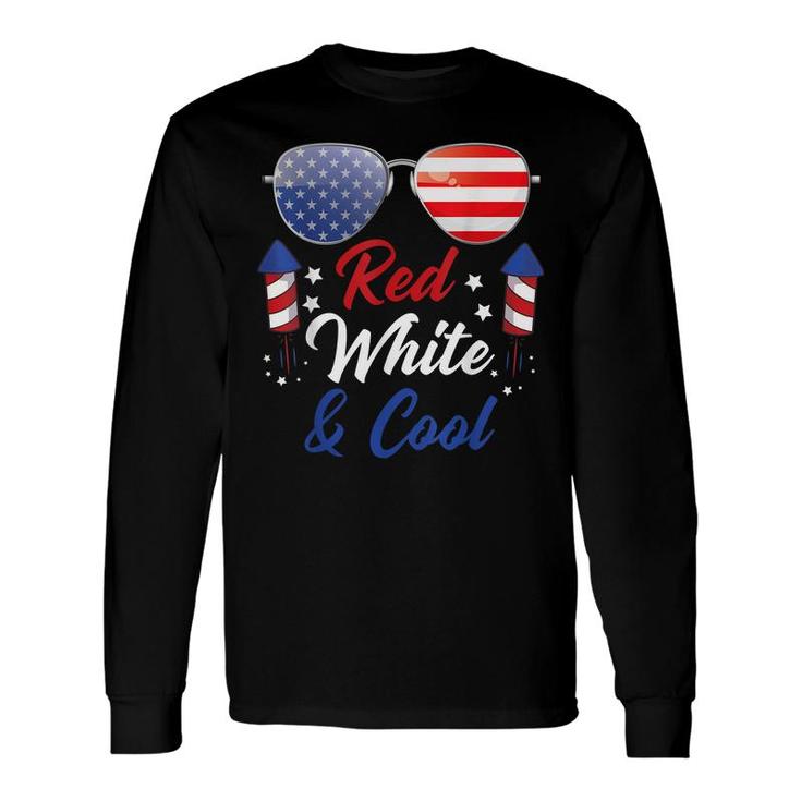 Fourth Of July 4Th July Red White And Blue Patriotic Long Sleeve T-Shirt
