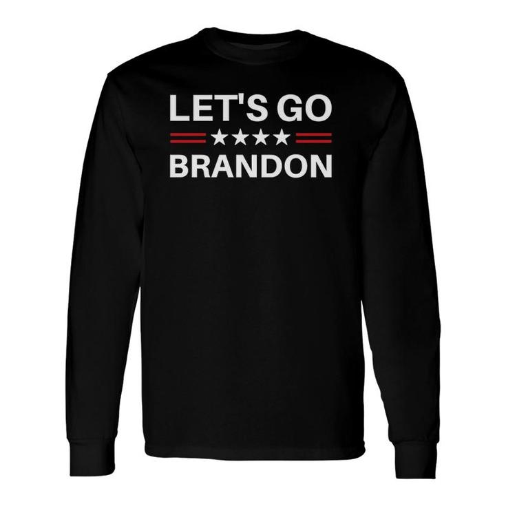 Lets Go Brandon Conservative Us Flag Long Sleeve T-Shirt T-Shirt