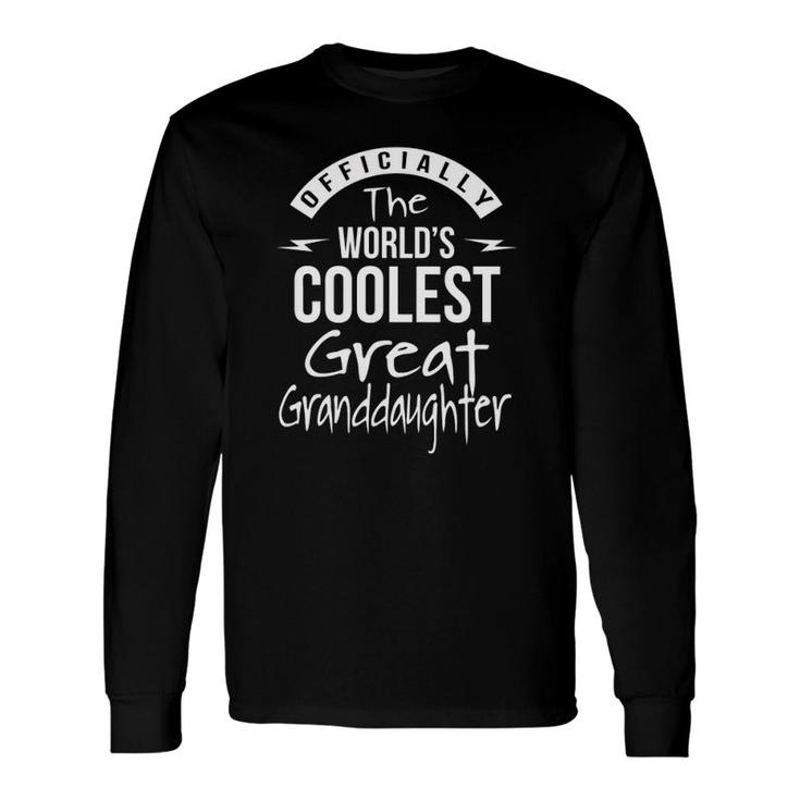Great Granddaughter From Great Grandparent Long Sleeve T-Shirt T-Shirt