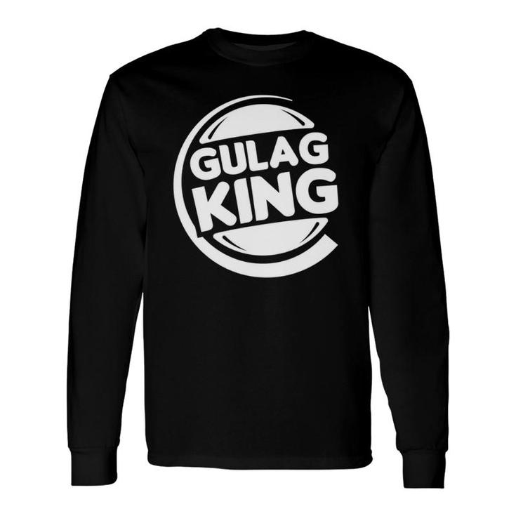Gulag King Joke Duty Call Warzone Video Game Parody Long Sleeve T-Shirt