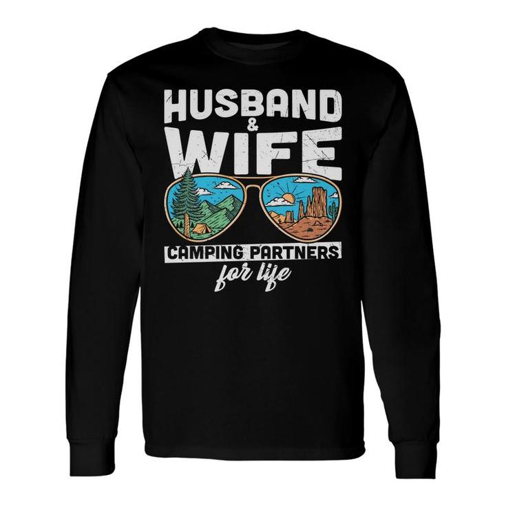 Husband Wife Camping Partners For Life New Long Sleeve T-Shirt