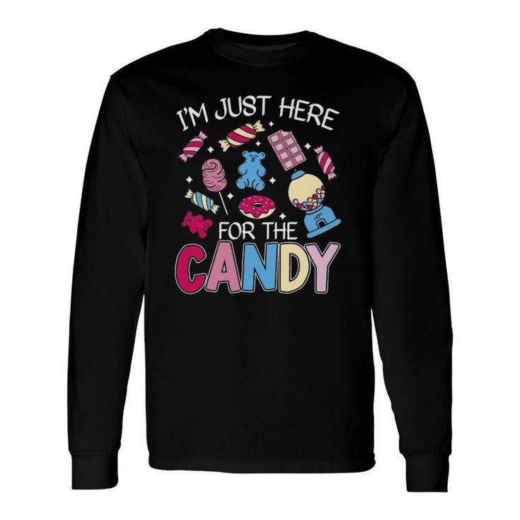 Im Just Here For The Candy Halloween Cute Lollipop Sweets Men
