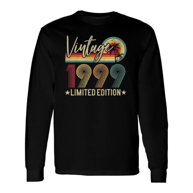 Limited Edition 1999 22Nd Birthday 22 Years Old Vintage Long Sleeve T-Shirt