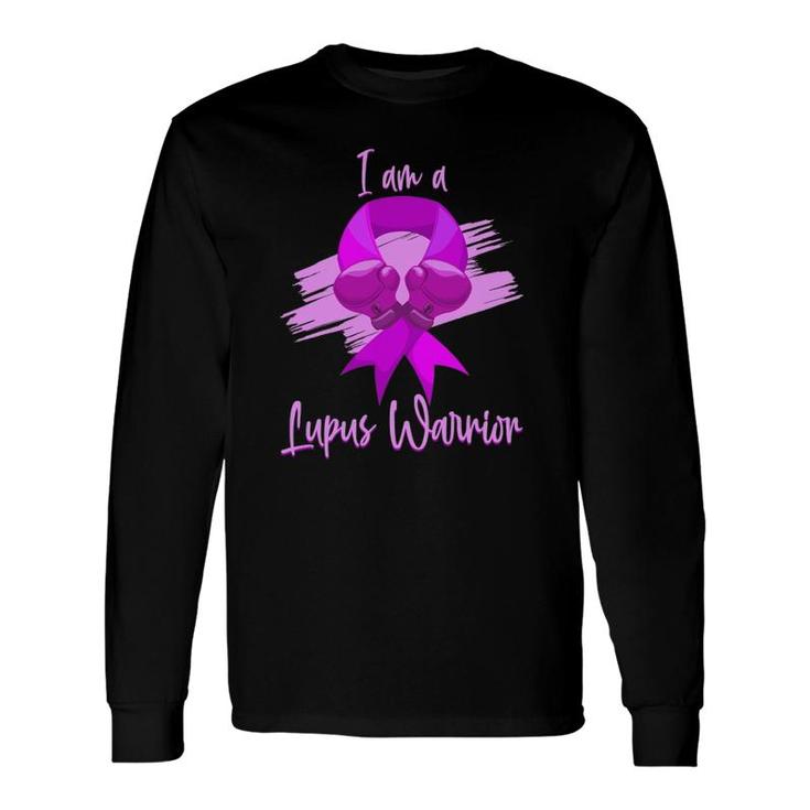 Lupus Warrior Purple Awareness May Month Ribbon Lupus Long Sleeve T-Shirt