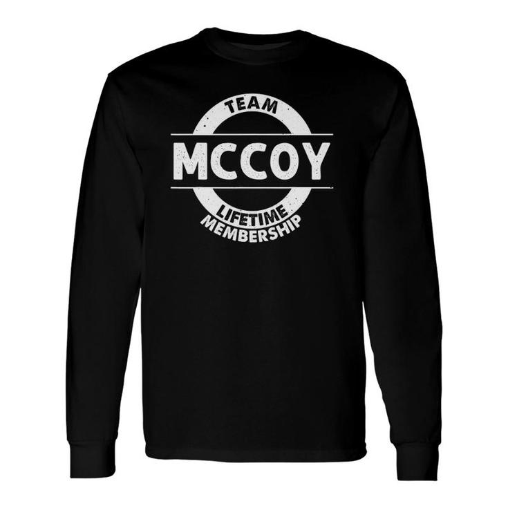 Mccoy Surname Tree Reunion Idea Long Sleeve T-Shirt