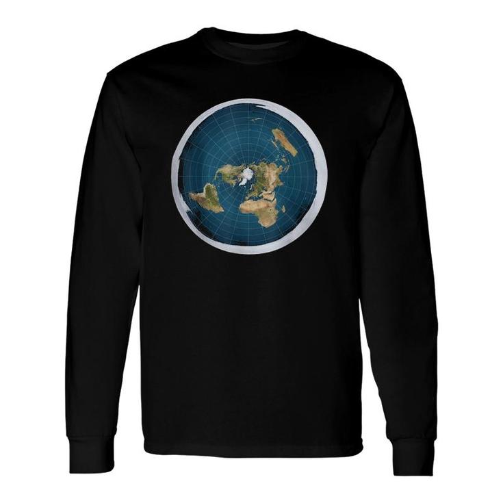 Nice Flat Earth Save The Earth Long Sleeve T-Shirt T-Shirt