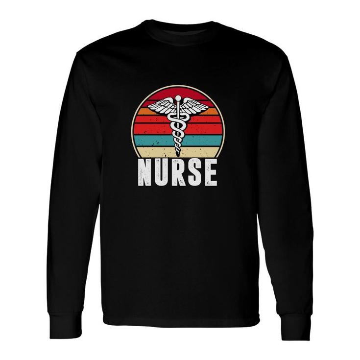 Nurse CNA Job Title Nurse Life Vintage New 2022 Long Sleeve T-Shirt