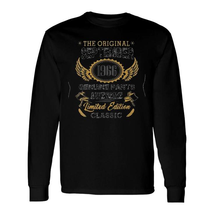 The Original September 1966 Genuine Parts Awesome Limited Edition Classic Long Sleeve T-Shirt