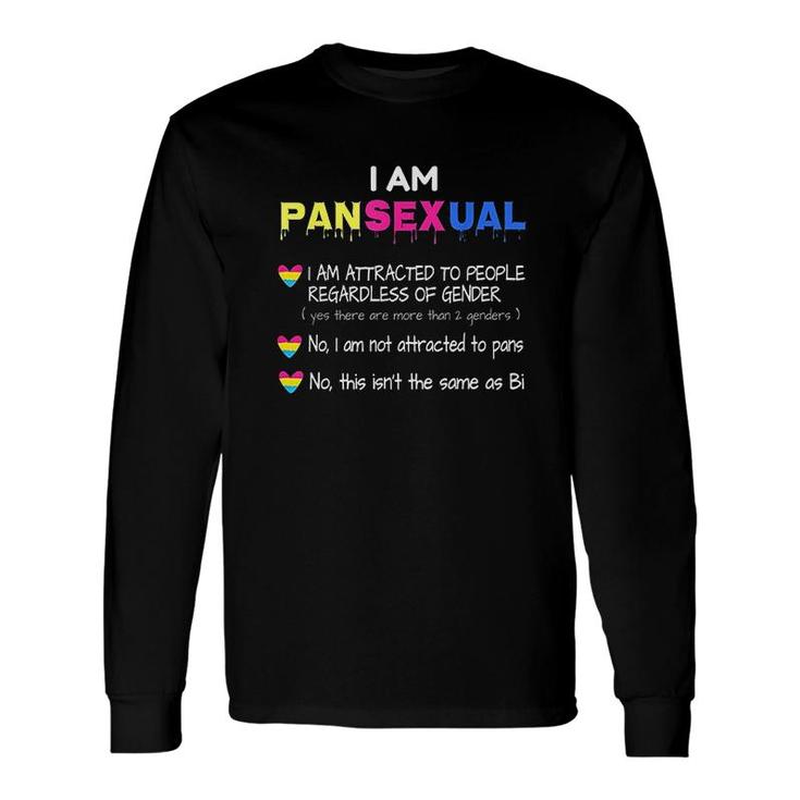 Pansexual Definition Long Sleeve T-Shirt