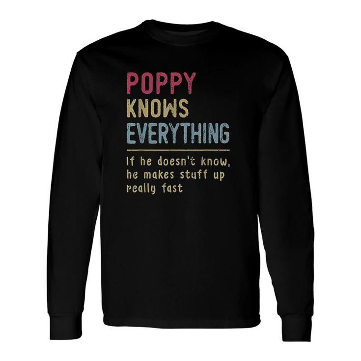 Poppy Know Everything Long Sleeve T-Shirt