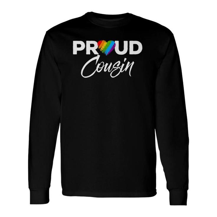 Proud Cousin Gay Pride Month Lgbtq Long Sleeve T-Shirt
