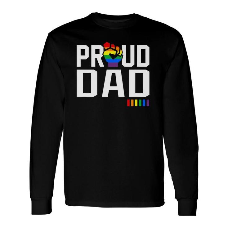 Proud Dad Gay Pride Month Lgbtq Long Sleeve T-Shirt