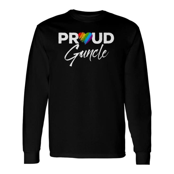 Proud Guncle Gay Pride Month Lgbtq Long Sleeve T-Shirt