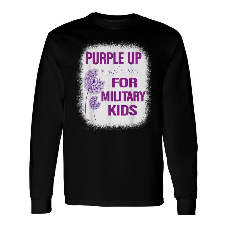 Purple Up For Military Month Of The Military Child Long Sleeve T-Shirt