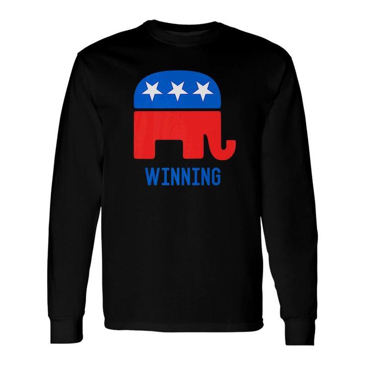 Republican Gop Elephant Winning Long Sleeve T-Shirt