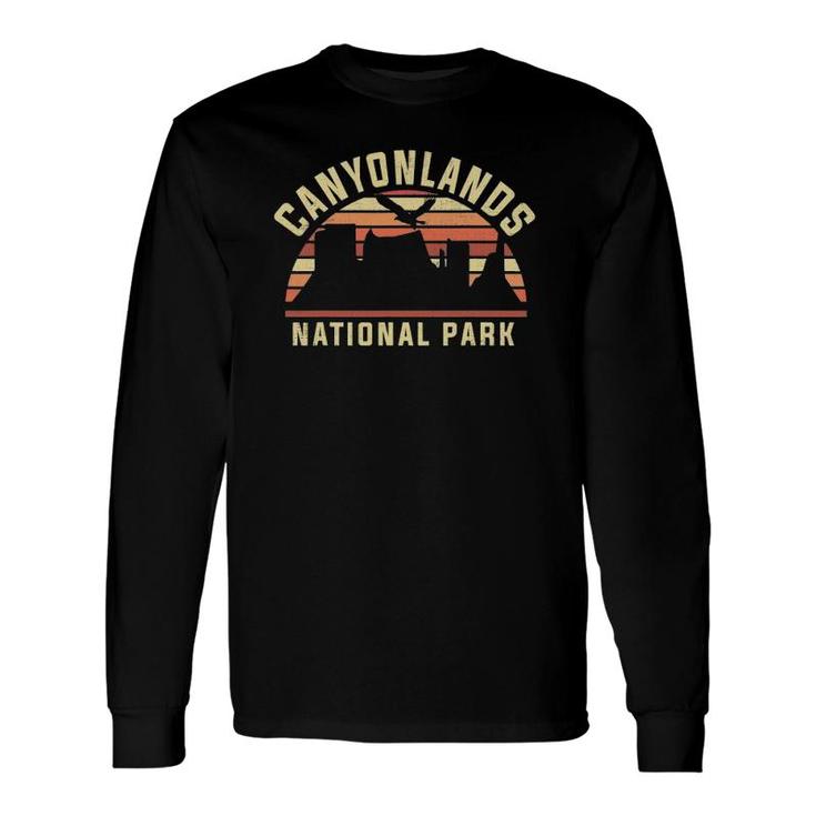 Retro Vintage National Park Canyonlands National Park Long Sleeve T-Shirt