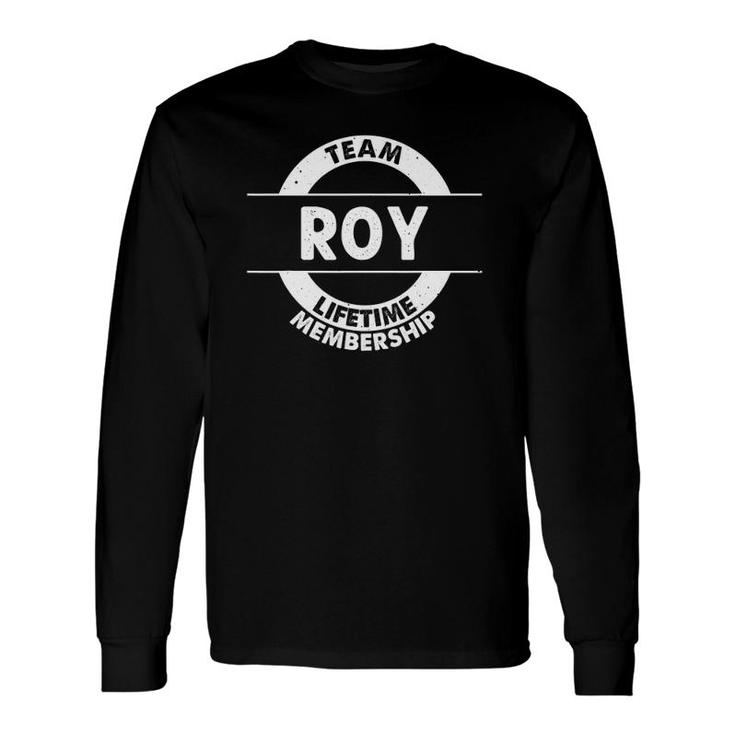 Roy Surname Tree Birthday Reunion Idea Long Sleeve T-Shirt