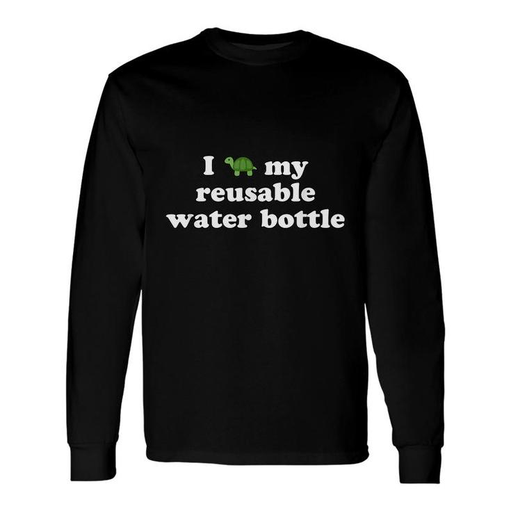 Sea Turtle Reusable Water Bottle Long Sleeve T-Shirt