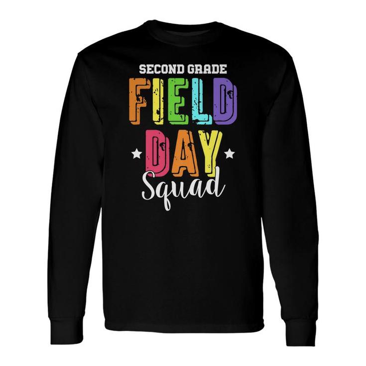 Second Grade Field Day Squad Boys Girls Students Long Sleeve T-Shirt