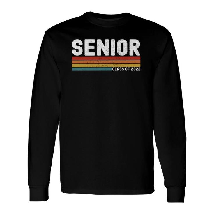 Senior Class Of 2022 Vintage Sunset Graduation Senior 2022 Long Sleeve T-Shirt T-Shirt