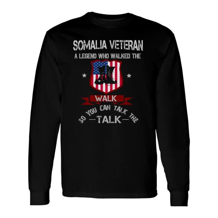 Somalia Veteran Day For Dad Son Daughter Wife Long Sleeve T-Shirt