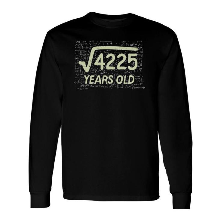 Math Square Root Of 2025 Vintage Long Sleeve T-Shirt